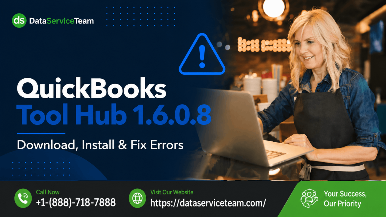 QuickBooks Tool Hub 1.6.0.8 diagnostic tools for QuickBooks Desktop error repair
