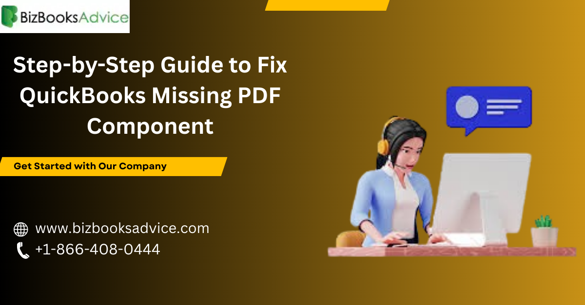 QuickBooks Missing PDF Component
