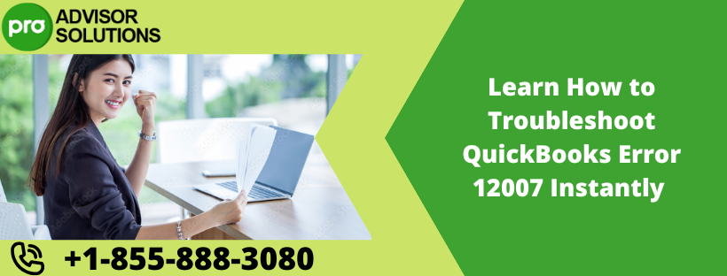 quickbooks error 12007