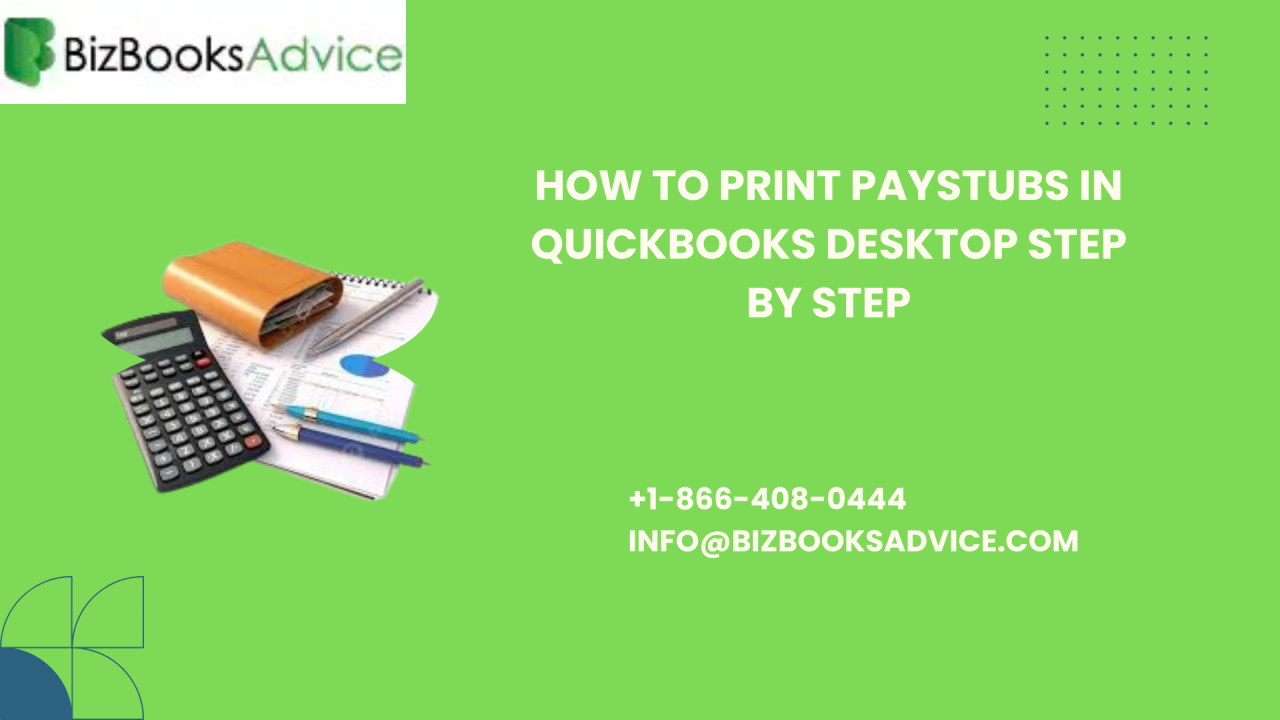 Print Paystubs in QuickBooks Desktop