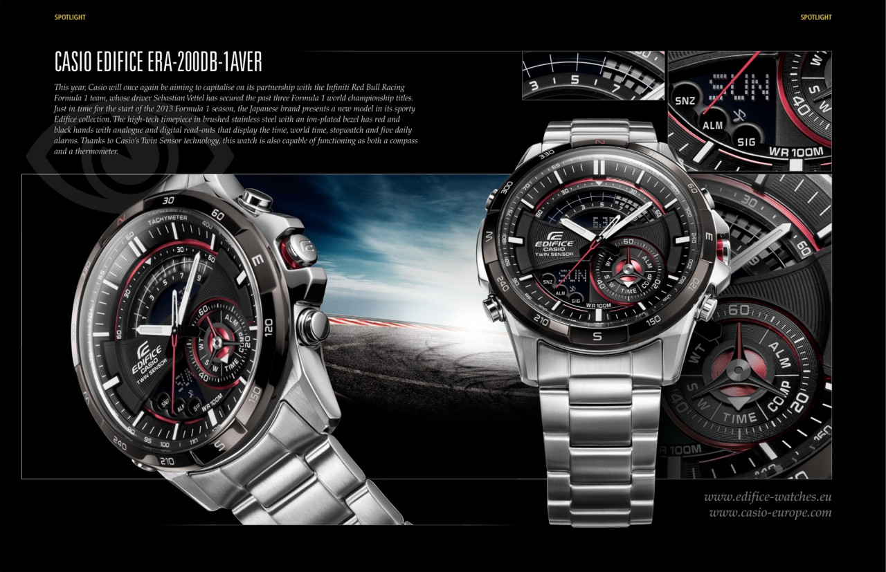 Новият модел на LIMITED EDITION CASIO EDIFICE ERA-200RBP-1AVER вече в България.