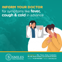 inform your doctor for fever, cough & cold